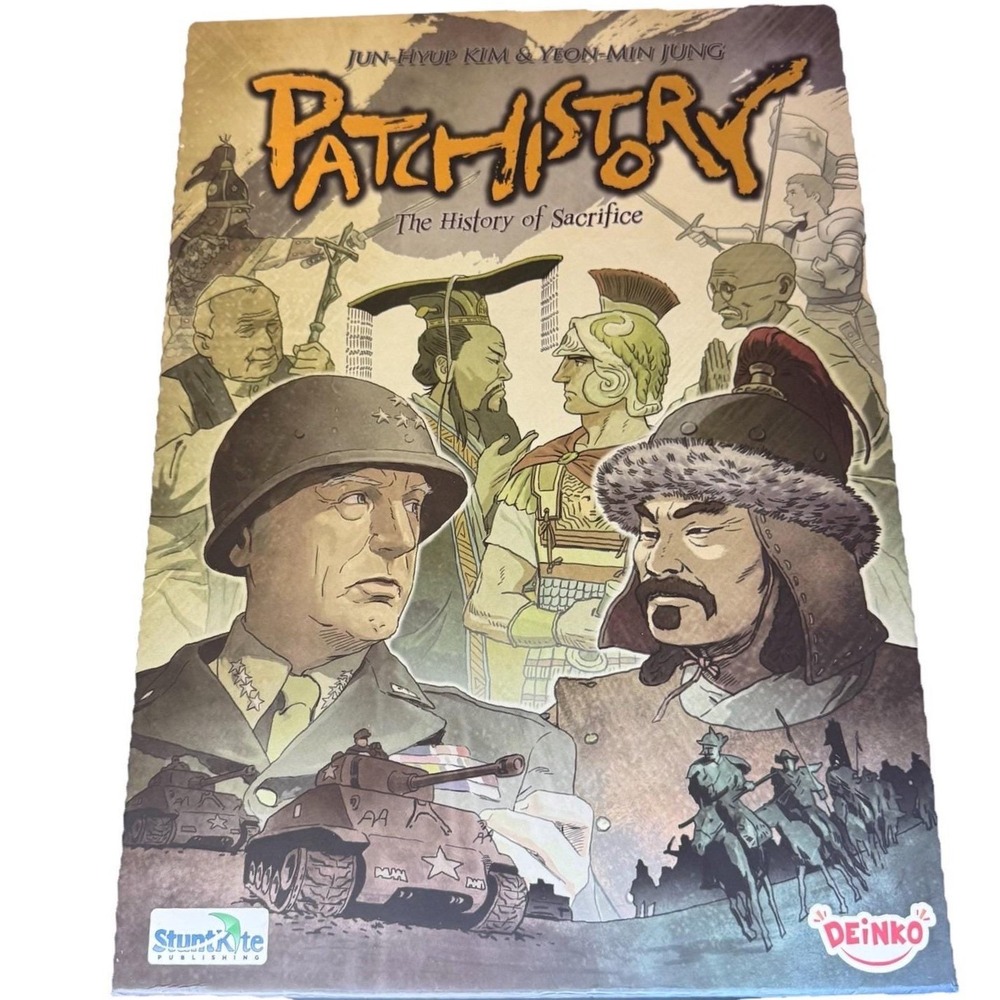 Patchistory The History of Sacrifice Board Game StuntKite‎ Deinko 2-4 Players